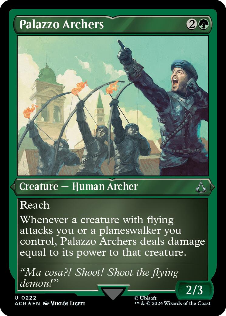 {C} Palazzo Archers (Foil Etched) [Assassin's Creed][ACR 222]