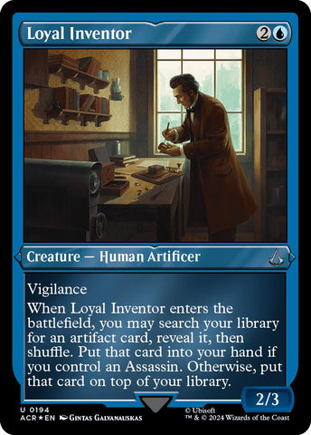 {C} Loyal Inventor (Foil Etched) [Assassin's Creed][ACR 194]