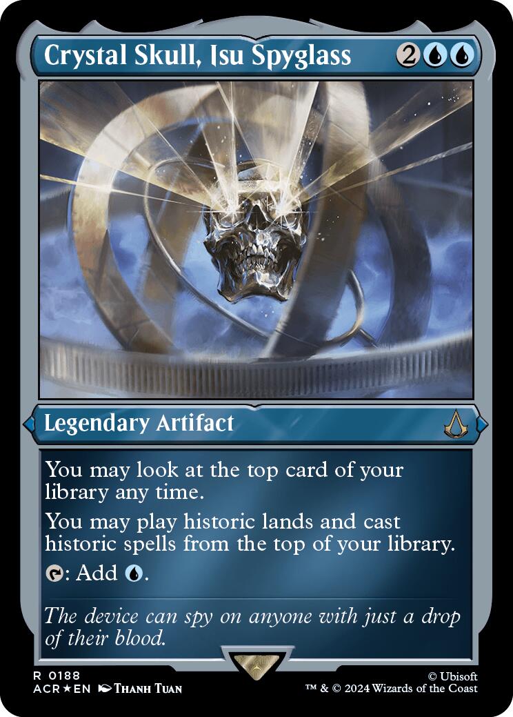 {R} Crystal Skull, Isu Spyglass (Foil Etched) [Assassin's Creed][ACR 188]