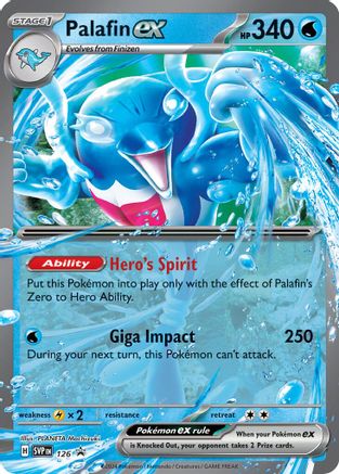 [PKM] Palafin ex (126) [Scarlet & Violet: Black Star Promos]