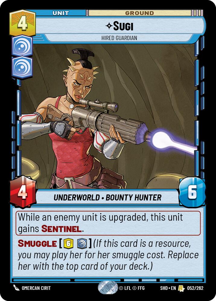 {SW-R}Sugi - Hired Guardian (052/262) [Shadows of the Galaxy]
