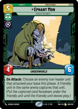 {SW-R}Ephant Mon - Head of Security (088/262) [Shadows of the Galaxy]