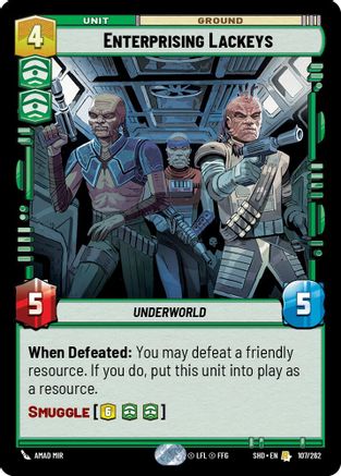 {SW-R}Enterprising Lackeys (107/262) [Shadows of the Galaxy]