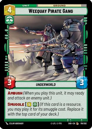 {SW-C}Weequay Pirate Gang (119/262) [Shadows of the Galaxy]