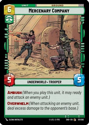 {SW-C}Mercenary Company (121/262) [Shadows of the Galaxy]