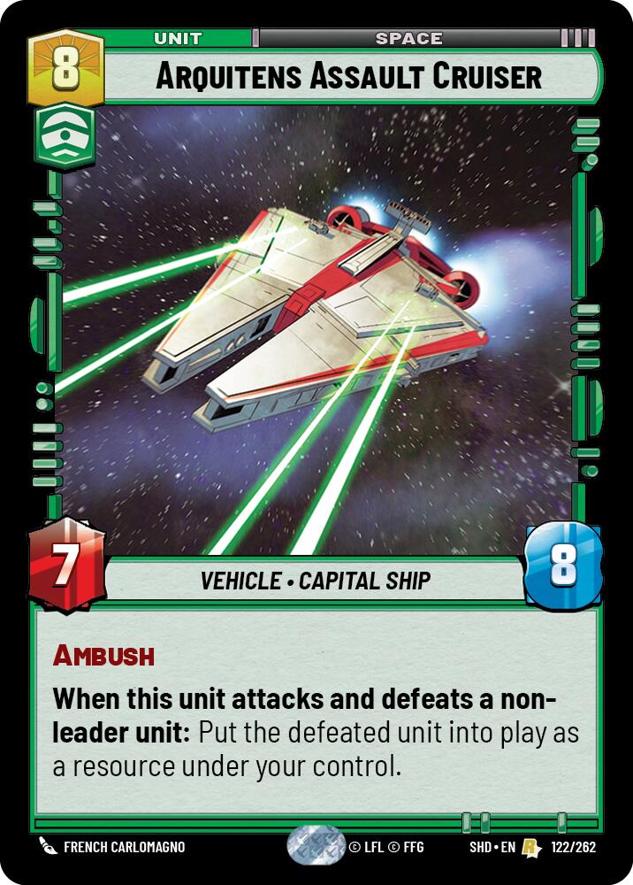 {SW-R}Arquitens Assault Cruiser (122/262) [Shadows of the Galaxy]