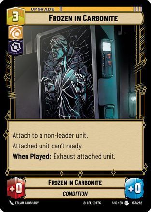 {SW-C}Frozen in Carbonite (193/262) [Shadows of the Galaxy]