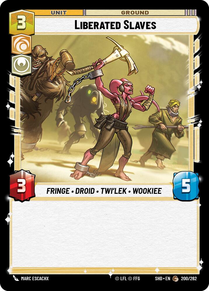 {SW-C}Liberated Slaves (200/262) [Shadows of the Galaxy]