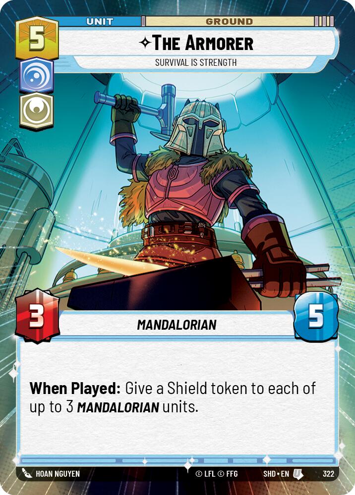 {SW-C}The Armorer - Survival Is Strength (Hyperspace) (322) [Shadows of the Galaxy]