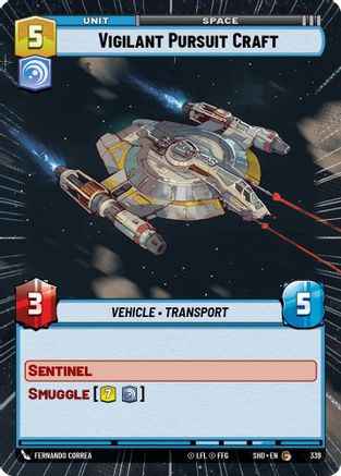 {SW-C}Vigilant Pursuit Craft (Hyperspace) (339) [Shadows of the Galaxy]