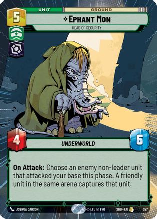 {SW-R}Ephant Mon - Head of Security (Hyperspace) (357) [Shadows of the Galaxy]