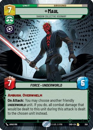 {SW-R}Maul - Shadow Collective Visionary (Hyperspace) (359) [Shadows of the Galaxy]
