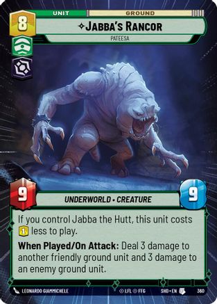 {SW-C}Jabba's Rancor - Pateesa (Hyperspace) (360) [Shadows of the Galaxy]