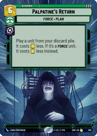 {SW-R}Palpatine's Return (Hyperspace) (363) [Shadows of the Galaxy] - Misty Mountain Games