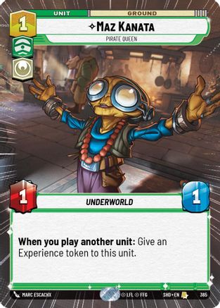 {SW-R}Maz Kanata - Pirate Queen (Hyperspace) (365) [Shadows of the Galaxy]