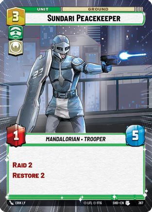 {SW-C}Sundari Peacekeeper (Hyperspace) (367) [Shadows of the Galaxy]