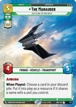 {SW-R}The Marauder - Shuttling the Bad Batch (Hyperspace) (371) [Shadows of the Galaxy]