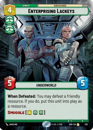 {SW-R}Enterprising Lackeys (Hyperspace) (376) [Shadows of the Galaxy]