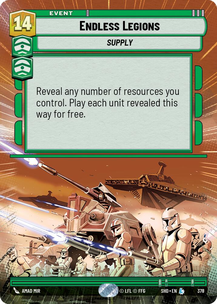 {SW-R}Endless Legions (Hyperspace) (378) [Shadows of the Galaxy]