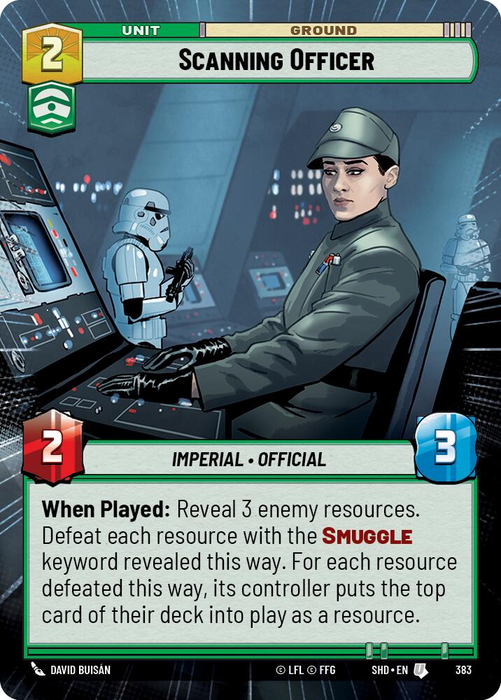 {SW-C}Scanning Officer (Hyperspace) (383) [Shadows of the Galaxy]