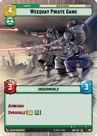 {SW-C}Weequay Pirate Gang (Hyperspace) (388) [Shadows of the Galaxy]