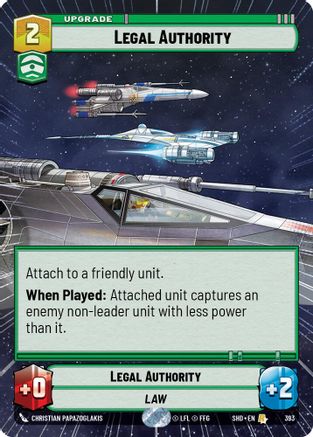 {SW-R}Legal Authority (Hyperspace) (393) [Shadows of the Galaxy]
