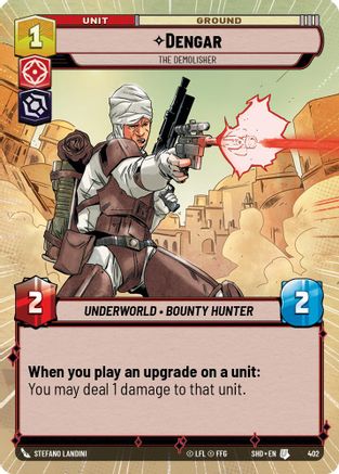 {SW-C} Dengar - The Demolisher (Hyperspace) (402) [Shadows of the Galaxy]