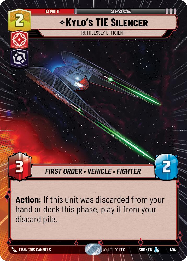 {SW-R}Kylo's TIE Silencer - Ruthlessly Efficient (Hyperspace) (404) [Shadows of the Galaxy]