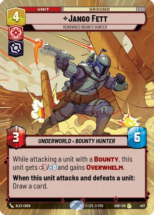 {SW-R}Jango Fett - Renowned Bounty Hunter (Hyperspace) (407) [Shadows of the Galaxy]