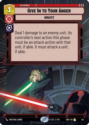 {SW-R}Give In to Your Anger (Hyperspace) (413) [Shadows of the Galaxy]