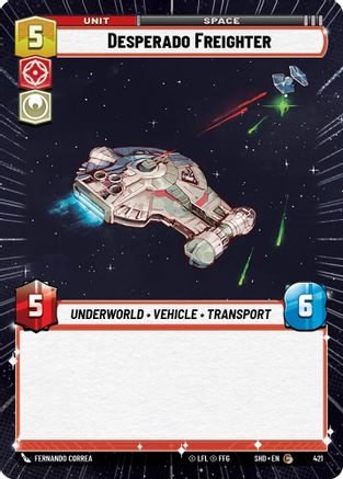 {SW-C}Desperado Freighter (Hyperspace) (421) [Shadows of the Galaxy]
