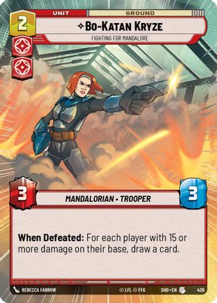 {SW-C}Bo-Katan Kryze - Fighting For Mandalore (Hyperspace) (426) [Shadows of the Galaxy]