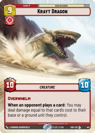 {SW-R}Krayt Dragon (Hyperspace) (441) [Shadows of the Galaxy]