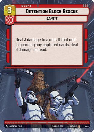 {SW-C}Detention Block Rescue (Hyperspace) (449) [Shadows of the Galaxy]