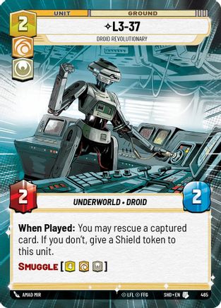 {SW-C}L3-37 - Droid Revolutionary (Hyperspace) (465) [Shadows of the Galaxy]