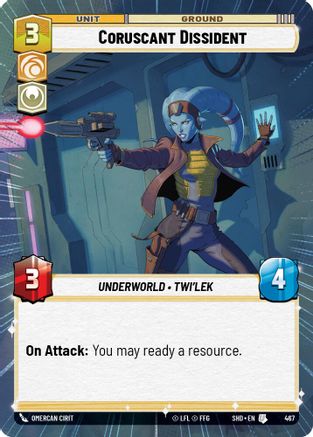 {SW-C}Coruscant Dissident (Hyperspace) (467) [Shadows of the Galaxy]
