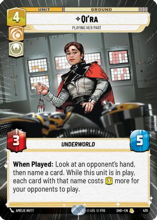 {SW-R}Qi'ra - Playing Her Part (Hyperspace) (470) [Shadows of the Galaxy] - Misty Mountain Games