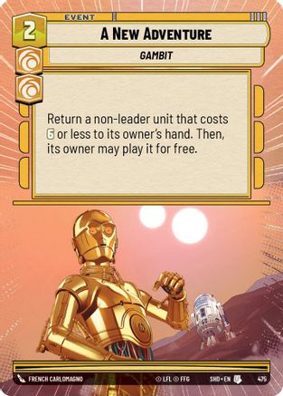 {SW-C}A New Adventure (Hyperspace) (475) [Shadows of the Galaxy]