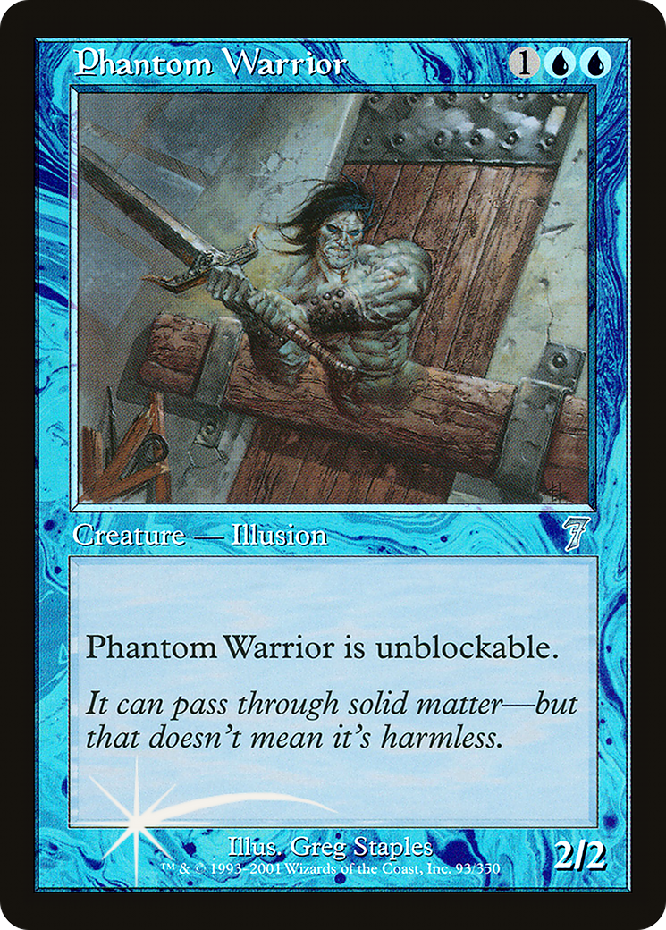 {C} Phantom Warrior [Seventh Edition][7ED 093]