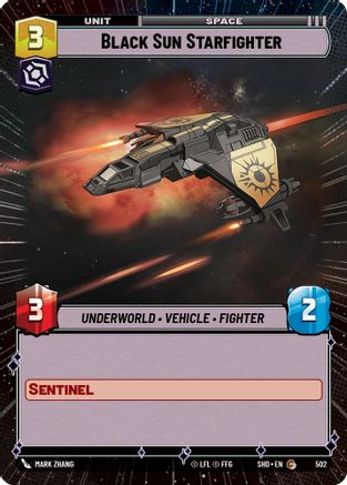 {SW-C}Black Sun Starfighter (Hyperspace) (502) [Shadows of the Galaxy]