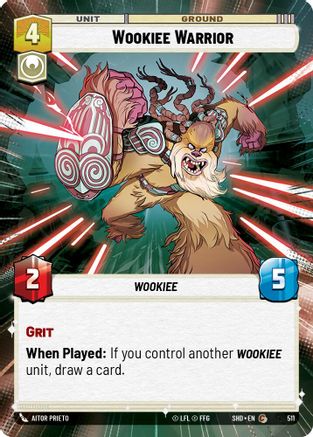 {SW-C}Wookiee Warrior (Hyperspace) (511) [Shadows of the Galaxy]