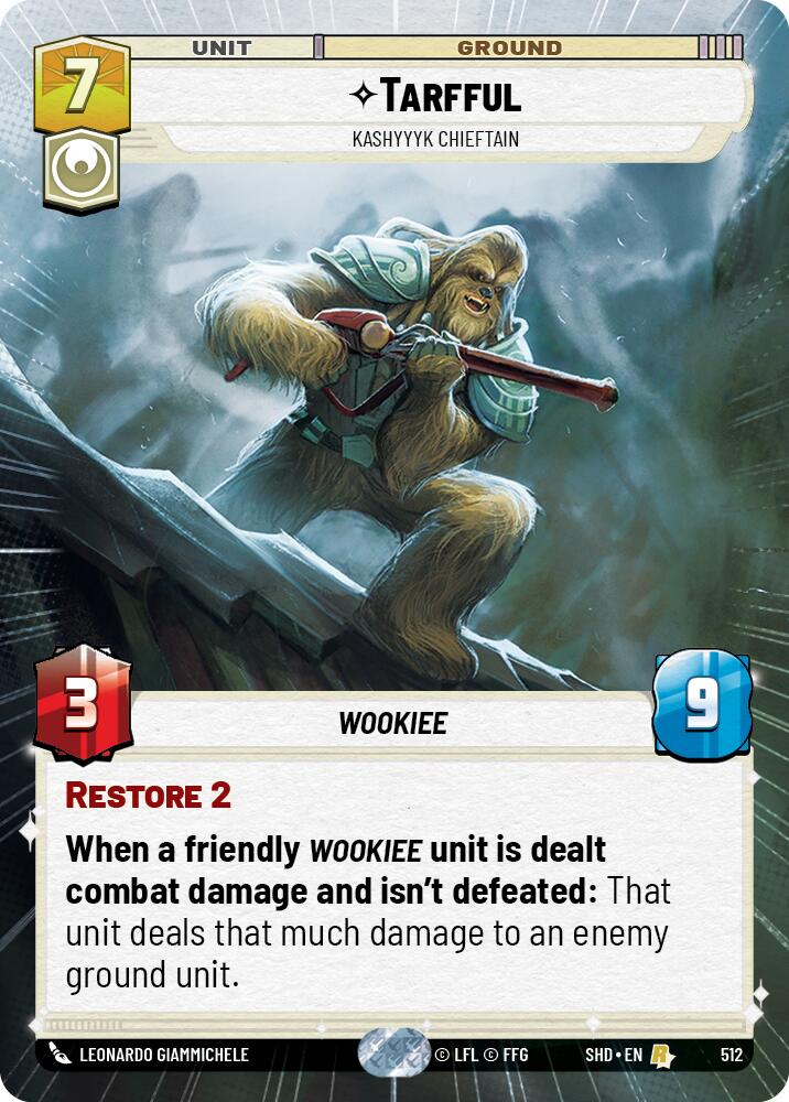 {SW-R}Tarfful - Kashyyyk Chieftain (Hyperspace) (512) [Shadows of the Galaxy]
