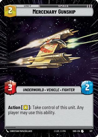 {SW-C}Mercenary Gunship (Hyperspace) (517) [Shadows of the Galaxy]