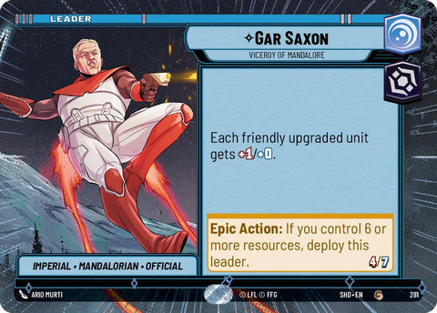 {SW-LD}Gar Saxon - Viceroy of Mandalore (Hyperspace) (281) [Shadows of the Galaxy]