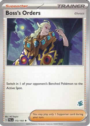 [PKM] Boss's Orders (172/193) (Darkrai Deck) [Battle Academy 2024]