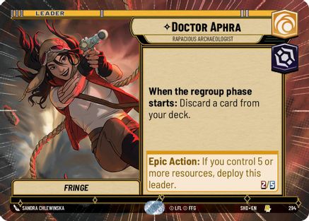 {SW-LD}Doctor Aphra - Rapacious Archaeologist (Hyperspace) (294) [Shadows of the Galaxy]