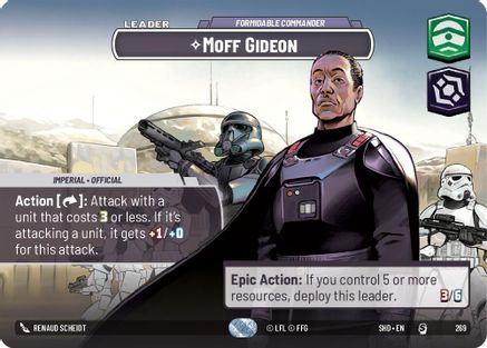 {SW-SH}Moff Gideon - Formidable Commander (Showcase) (269) [Shadows of the Galaxy]
