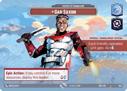 {SW-SH}Gar Saxon - Viceroy of Mandalore (Showcase) (263) [Shadows of the Galaxy]