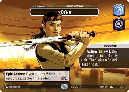 {SW-SH}Qi'ra - I Alone Survived (Showcase) (264) [Shadows of the Galaxy]