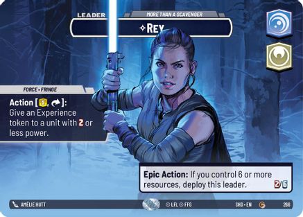 {SW-SH}Rey - More Than a Scavenger (Showcase) (266) [Shadows of the Galaxy]